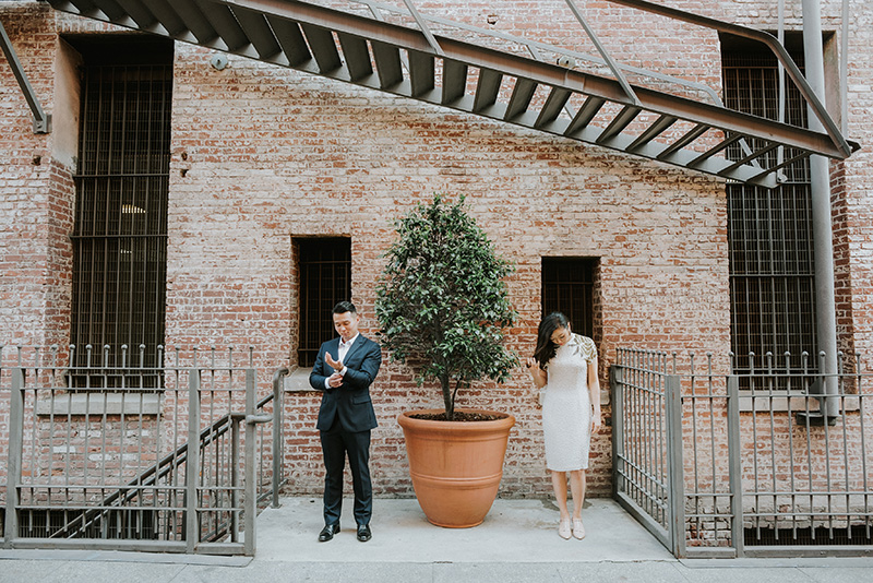 Old town Pasadena Engagement Session