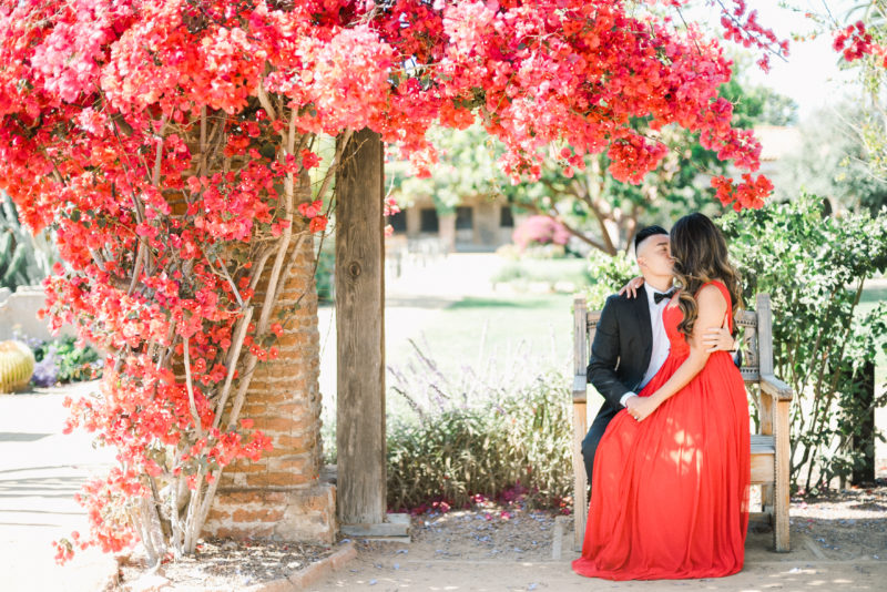 Mission San Juan Capistrano Engagement Session Photos