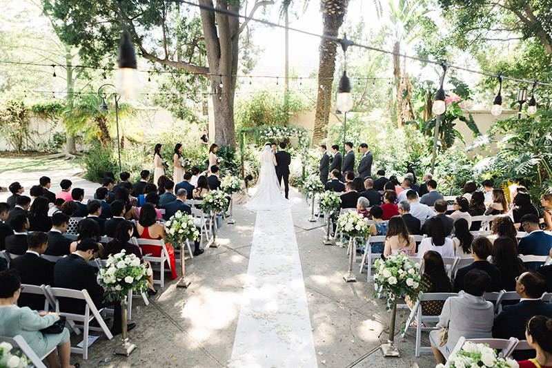 Los Angeles River and Garden Center Wedding Photos