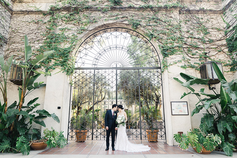 Los Angeles River and Garden Center Wedding Photos