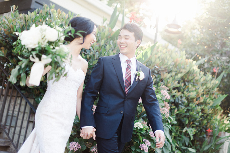 Los Angeles River and Garden Center Wedding Photos