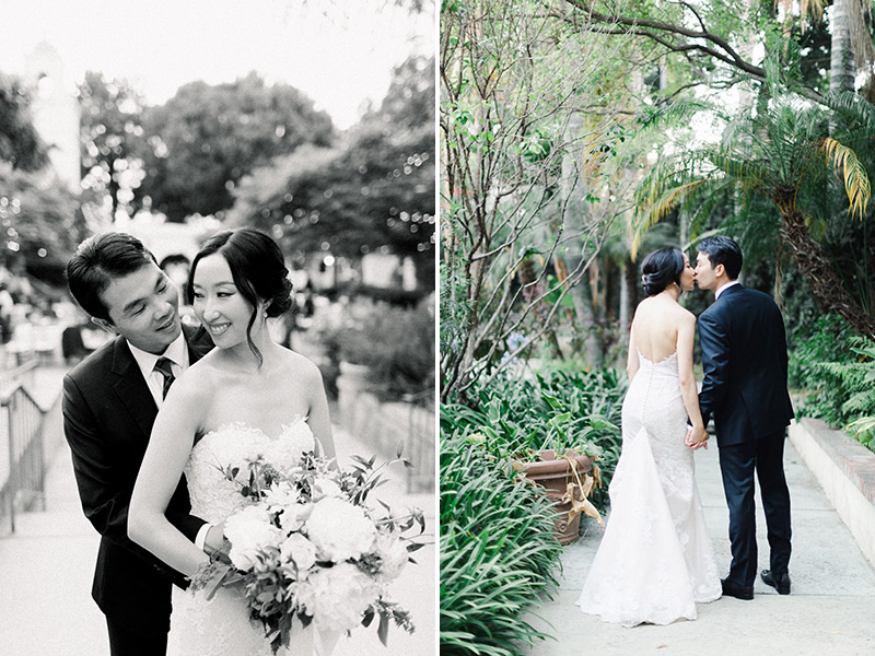 Los Angeles River and Garden Center Wedding Photos