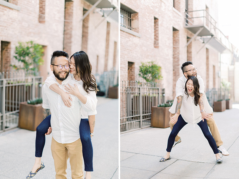 Fun Engagement Session in Pasadena