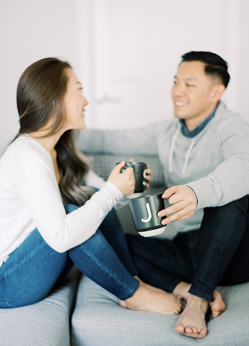 Home Engagement Session Photos