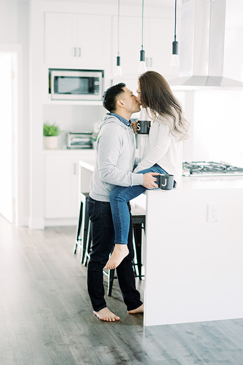 Home Engagement Session Photos