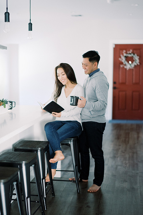 Home Engagement Session Photos