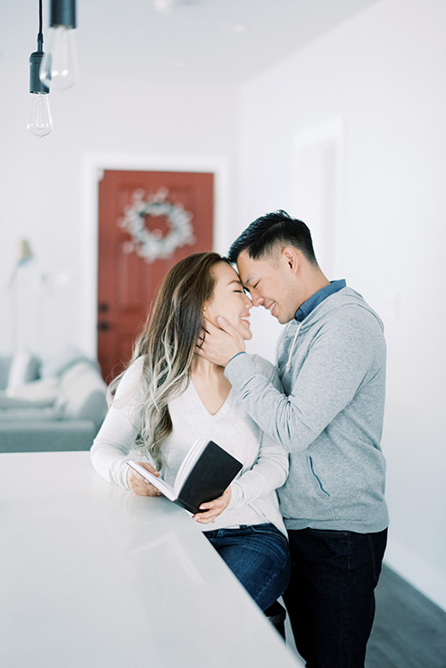 Home Engagement Session Photos