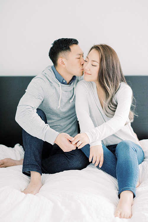 Home Engagement Session Photos