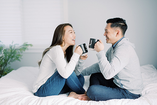 Home Engagement Session Photos