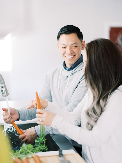 Home Engagement Session Photos