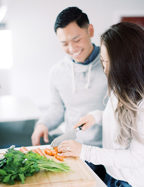 Home Engagement Session Photos