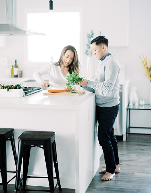 Home Engagement Session Photos