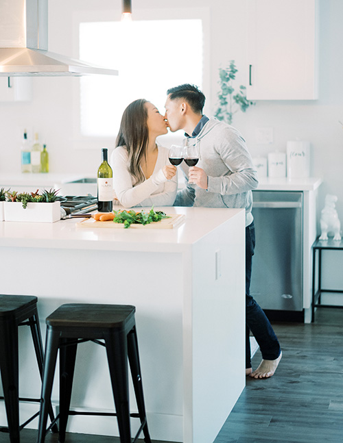 Home Engagement Session Photos