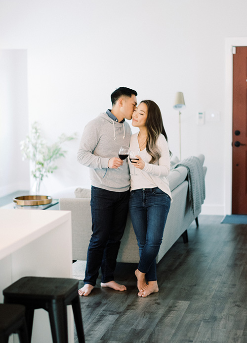 Home Engagement Session Photos