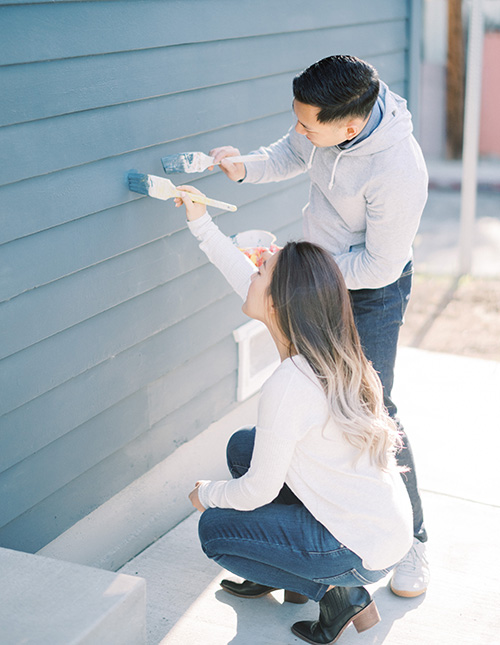 Home Engagement Session Photos