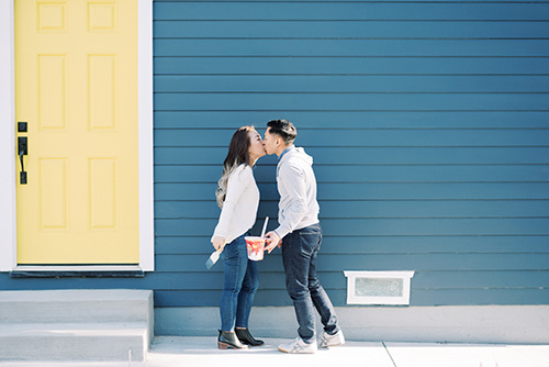 Home Engagement Session Photos