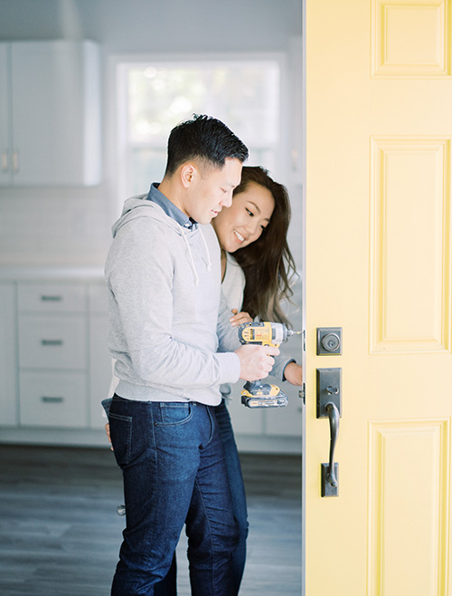 Home Engagement Session Photos