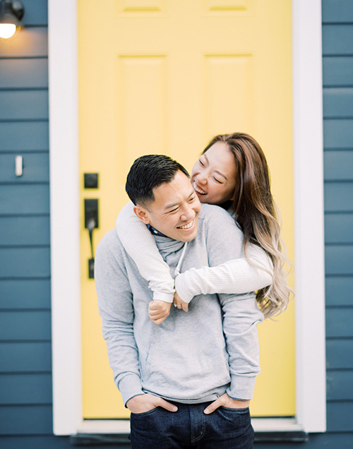 Home Engagement Session Photos