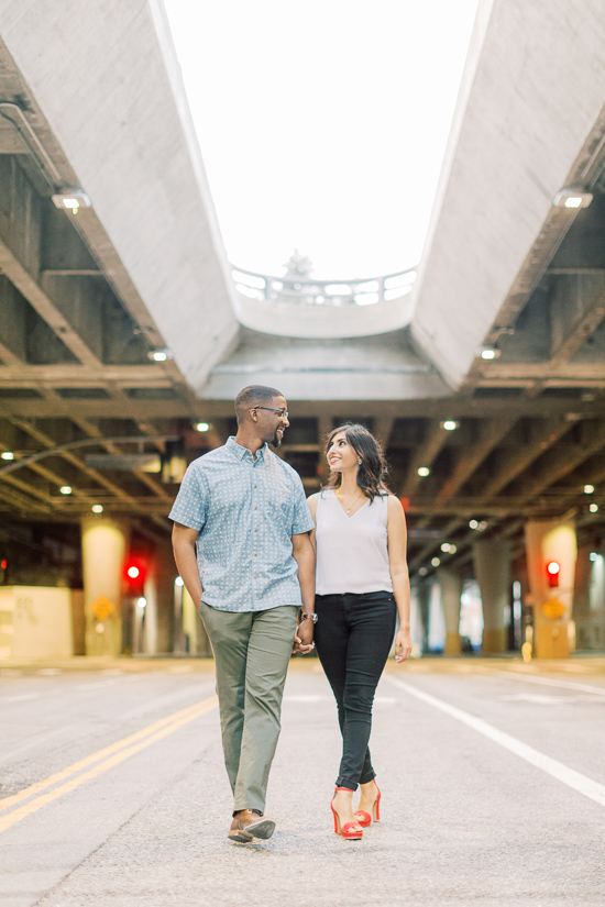 Downtown Los Angeles Engagement Photos