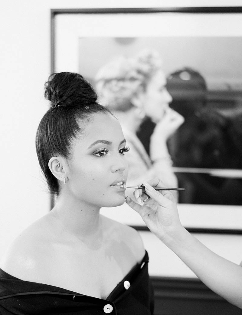 bride getting ready