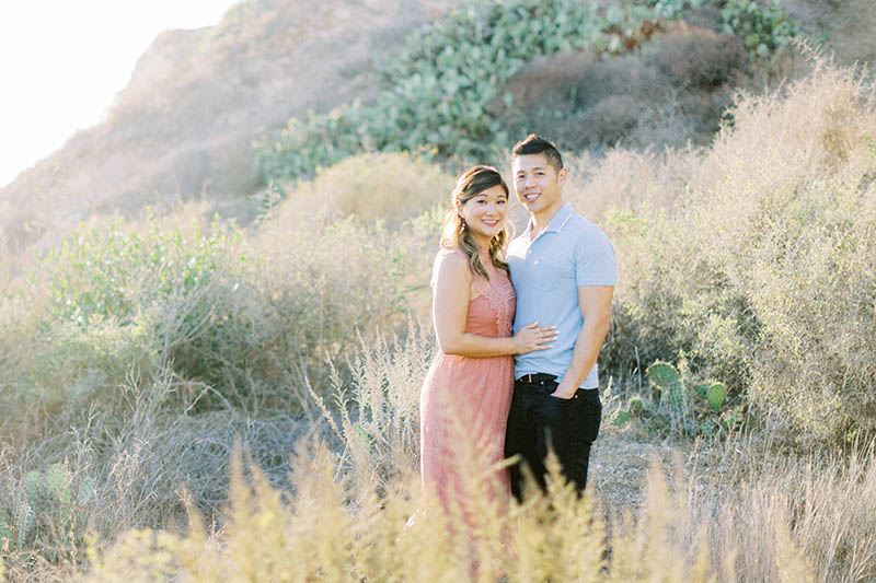 beachside engagement session