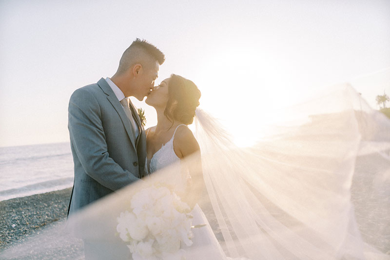 beach wedding photos