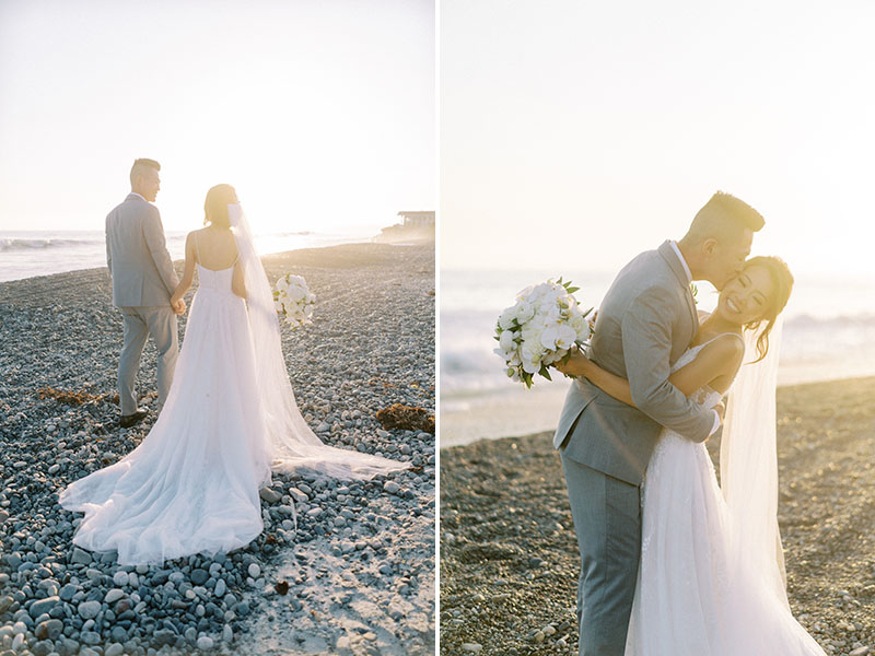 beach wedding photos