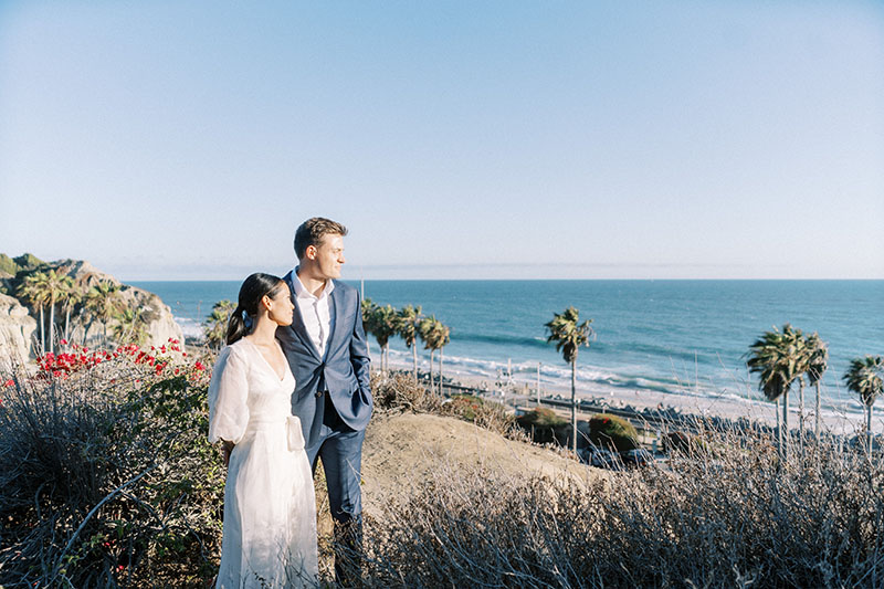 San Clemente Cliff Beach Engagement Session