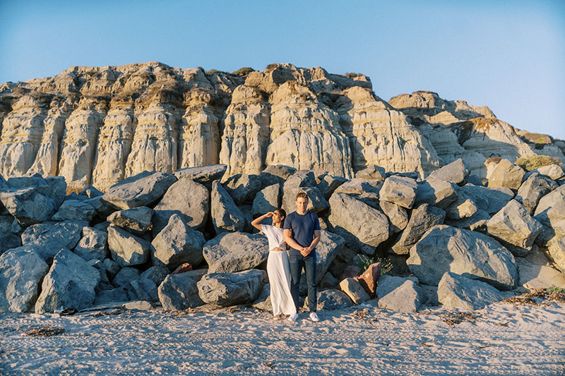 San Clemente Beach Engagement Photos