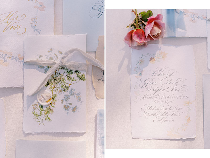 Lay Flat Wedding invitations