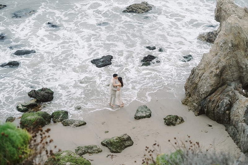 el matador malibu beach engagement session