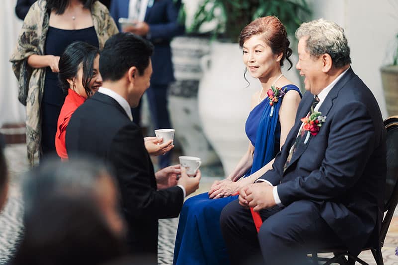 Ebell of Long Beach Wedding Tea Ceremony