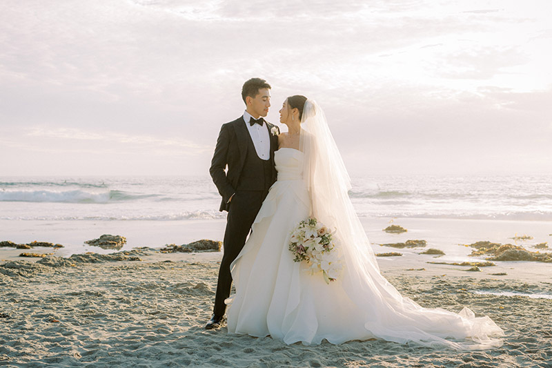 Ritz Carlton Beach wedding photos