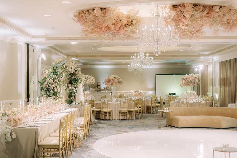 Ritz Carlton Laguna niguel wedding reception